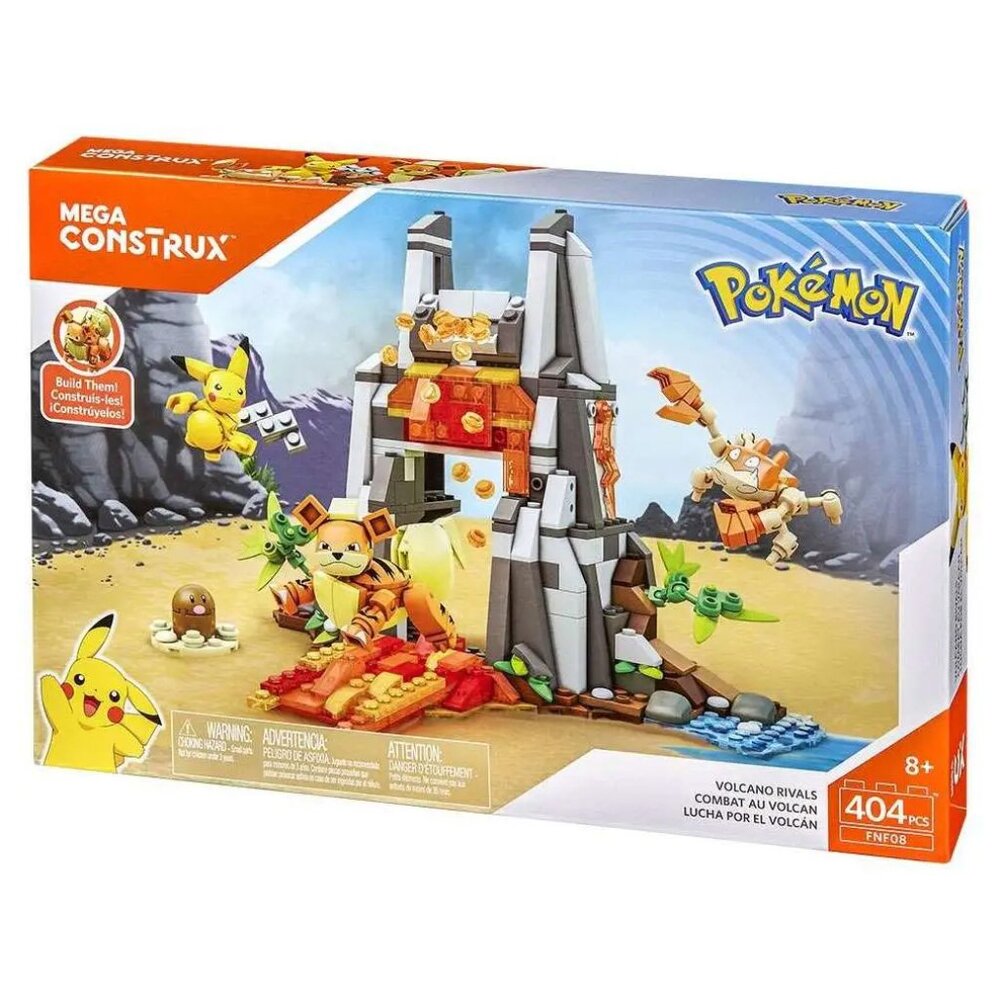 Mega Construx Pokemon FNF08 404 pcs + 2 extra pokemons + pokeball